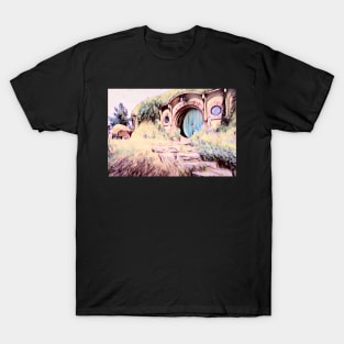 A Homely Hole - Watercolour T-Shirt